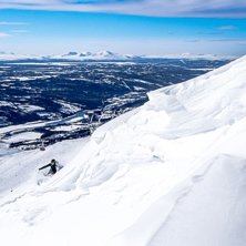 @Markus_Fredlander above Tusenmetersliften and Kab.