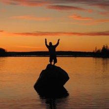s&aring;g stenen och t&auml;nkte att det var ju hyfsat lju. Foto: erik. &Aring;kare: johan r&ouml;ckner.