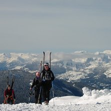 en liten hike upp till toppen av flute bowl . Foto: andreas olsson. &Aring;kare: mats johansson,johanna roth,kenneth blom.