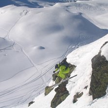 Klipporna ner mot Lutersee. Foto: Martin Bengtsson. &Aring;kare: Henrik Liljeqvist.