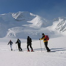 Am Suldenspitze, 3376m. Foto: Kurt Ortler. &Aring;kare: Martin Hanson, Eva Jansson m.fl..