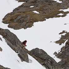 Foto: Johan Hellman. &Aring;kare: Wille Lindberg p&aring; v&auml;g mot m&aring;l efter att ha k&ouml;rt Insteget..