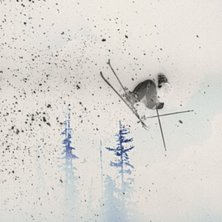 Bilden &auml;r ett svartvitt infrar&ouml;tt negativ p&aring; en. Foto: Therese Lundgren. &Aring;kare: Ok&auml;nd.