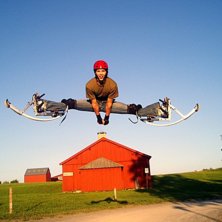 Jag och mamma var och fotade lite upp vid fr&ouml;s&ouml;t. Foto: Mamma. &Aring;kare: Phillip.