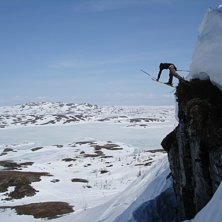 walking over the edge... Foto: niklas Eriksson. &Aring;kare: carl Nordin.