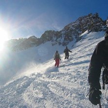 Traversering mot P2.. Foto: Martin Bengtsson. &Aring;kare: Per Huss, Anders Elofsson, Anders Jonson.