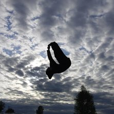 Backflip nosegrab (om man kan kalla det de). Foto: Leavey. &Aring;kare: Manner.