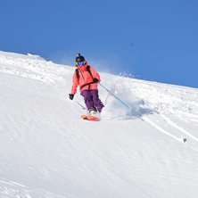 Offpist &aring;kning i Italien.. Foto: Mats Westin. &Aring;kare: Felicia Westin.