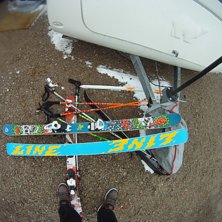 minna skidor. Foto: Filip Eriksson.