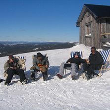 Finbes&ouml;k i Vemdalen! En Bagare, en roslagare, en . Foto: Gustav Eriksson. &Aring;kare: vera,nea,japan,indier.