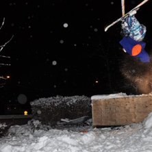 vi drog ihop ett hopp hos berra n&auml;r vi inte orka . Foto: Nils Thorgren. &Aring;kare: Gabbe (jag).