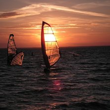 Tar ut det sista ur en fin dag.. Foto: B&ouml;rje Eriksson. &Aring;kare: Tim Eriksson.
