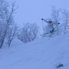 Soft drop n&auml;ra pisten. Foto: Martin Lundblad. &Aring;kare: Str&ouml;m.