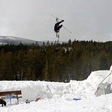 Franklin sl&auml;nger iv&auml;g en Crazzzy D-spin. Foto: Joakim Hayland. &Aring;kare: Martin Franklin.