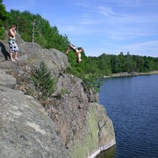 backflipp i bergen. Foto: daniel (bror). &Aring;kare: lukas.
