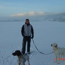 J&auml;kligt kallt, men fan vad vackert. Foto: Smorre. &Aring;kare: Mika Snell.