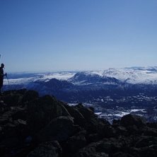 South end of the Hemsedal mountains in the back. Foto: Kjetil R&oslash;dland. &Aring;kare: J&oslash;rn Arild Anden&aelig;s.