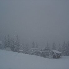 Det har sn&ouml;at rej&auml;lt h&auml;r i &Aring;re senaste dygnet.. Foto: M.St&aring;lSj&ouml;berg.