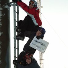 Vad g&ouml;r man inte f&ouml;r att komma p&aring; bild. Foto: Daniel &Aring;kerstr&ouml;m. &Aring;kare: Ligisto Jr, Wee-man, Hp.