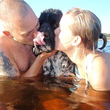 Sommar kan vara h&auml;rligt......... Foto: Isabell Fritiofsson. &Aring;kare: Jag, Baltasar och yngsta dottern, &auml;ldsta dottern fotar..