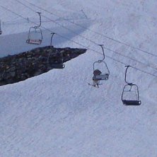 Ensam mot ny sk&ouml;n sommarsn&ouml;.. Foto: Torill. &Aring;kare: Fredrik Lindvall.