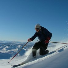solen sken, bra med sn&ouml;...
en sk&ouml;n dag i skolan. Foto: Henrik Karlsson. &Aring;kare: Klas Tigerstr&ouml;m.