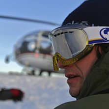 Massa avaktar att hellin skall lyfta efter drop-of. Foto: Mikael Friman. &Aring;kare: Massa a.k.a Jonkas.