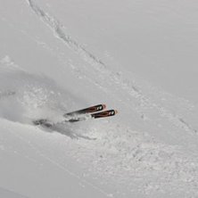 Powder landing :). Foto: Jan Ivar Kyllo. &Aring;kare: Marius R&oslash;stad.