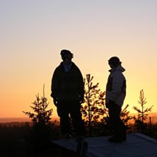 Fin kv&auml;ll i S&auml;fsen.. Foto: Hummpe. &Aring;kare: Simon &amp;amp; Sebbe.