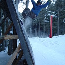 Wallride i B.C. Foto: Filip Gepertz. &Aring;kare: Jens Sundquist.
