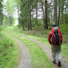 P&aring; v&auml;g till After Climb. Galgeberget. Bohusl&auml;n.. Foto: Anders Kantola. &Aring;kare: Jonas Lid&eacute;n.