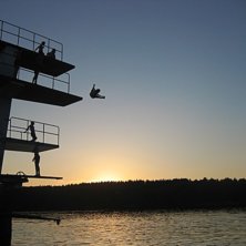 solnedg&aring;ng hopptorn kille misty tryckdriva kamera. Foto: hjalle the man. &Aring;kare: maxi taxi (morfarf).