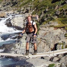 H&auml;rlig dag i Jotumheimen. Foto: Sven-Johan Dahlstrand. &Aring;kare: Adam Claeson.