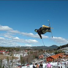Jarse big air. Foto: Ante Fransson. &Aring;kare: Pelle Axelsson.