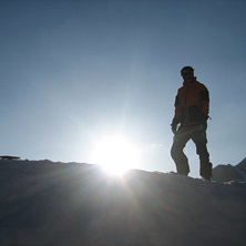 Grymt fin kv&auml;ll... &Ouml;vernattning p&aring; 1700 meter m. Foto: Maria B&ouml;rjeskog. &Aring;kare: Tim Eriksson.