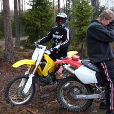 F&ouml;rsta turen med min rm 250 - 00. Foto: Marcus P. &Aring;kare: Marcus P.