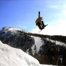 Fs snurr med mute en h&auml;rlig dag i vemdalen. Foto: robin..... &Aring;kare: kalle karlstr&ouml;m.