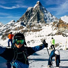 Framf&ouml;r matterhorn i Zermatt. &Aring;kare: @dalbinsson.