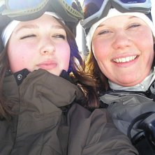 I liften p&aring; v&auml;g upp. Foto: Cecilia Asplund. &Aring;kare: Malin och Jag.