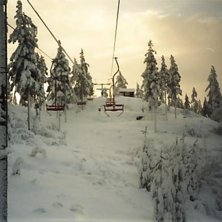 W&auml;sa`s klassiska stollift fr&aring;n 1967, still going. Foto: Mattias Berglund.