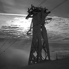 Fin dag. Blev mer dramatisk i sv/vitt. Foto: Petteri Koste. &Aring;kare: Mr liftstolpe.