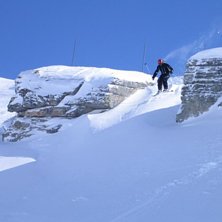 Pappa var nede en sving p&aring; bes&oslash;k i vinter og han. Foto: Pappa. &Aring;kare: Ole-Kristian Str&oslash;m.
