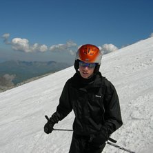 Jag k&ouml;r sommar skid&aring;kning i &Ouml;sterike, juli 2006. Foto: P&auml;r Gustavsson. &Aring;kare: Oscar Gustavsson.