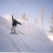 Hittade en fet driva att flyga p&aring;, s&aring; de var bar. Foto: Stefan Nyberg. &Aring;kare: Anders B&auml;ckst&ouml;m.
