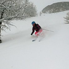 N&auml;r det dumpar ska du vara i Fornet!!. Foto: Robert Hortlund. &Aring;kare: Karin Lindgren.