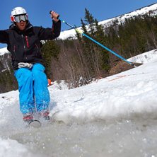 Sjukt rolig b&auml;ck att rippa i Br&auml;ckeparken. Foto: Erik Hammarsten. &Aring;kare: Patrik Andersson.
