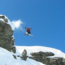 Dropp utf&ouml;r &amp;quot;Laxen&amp;quot; ca 14 meter. Foto: Martin Bengtsson. &Aring;kare: David Bengtsson.
