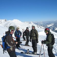 Foto: jag. &Aring;kare: isak, andreas, petter, atlas &aring; elin.