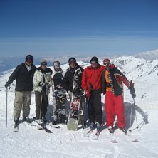 Vi stog d&auml;r och nj&ouml;t! Endast!. Foto: Tysk Random. &Aring;kare: Team UCPA.