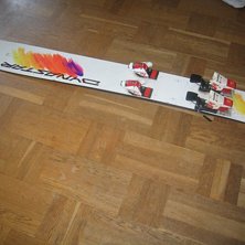 Min monoski som jag fick i f&ouml;delsdagspresent. Sak. Foto: Jag.